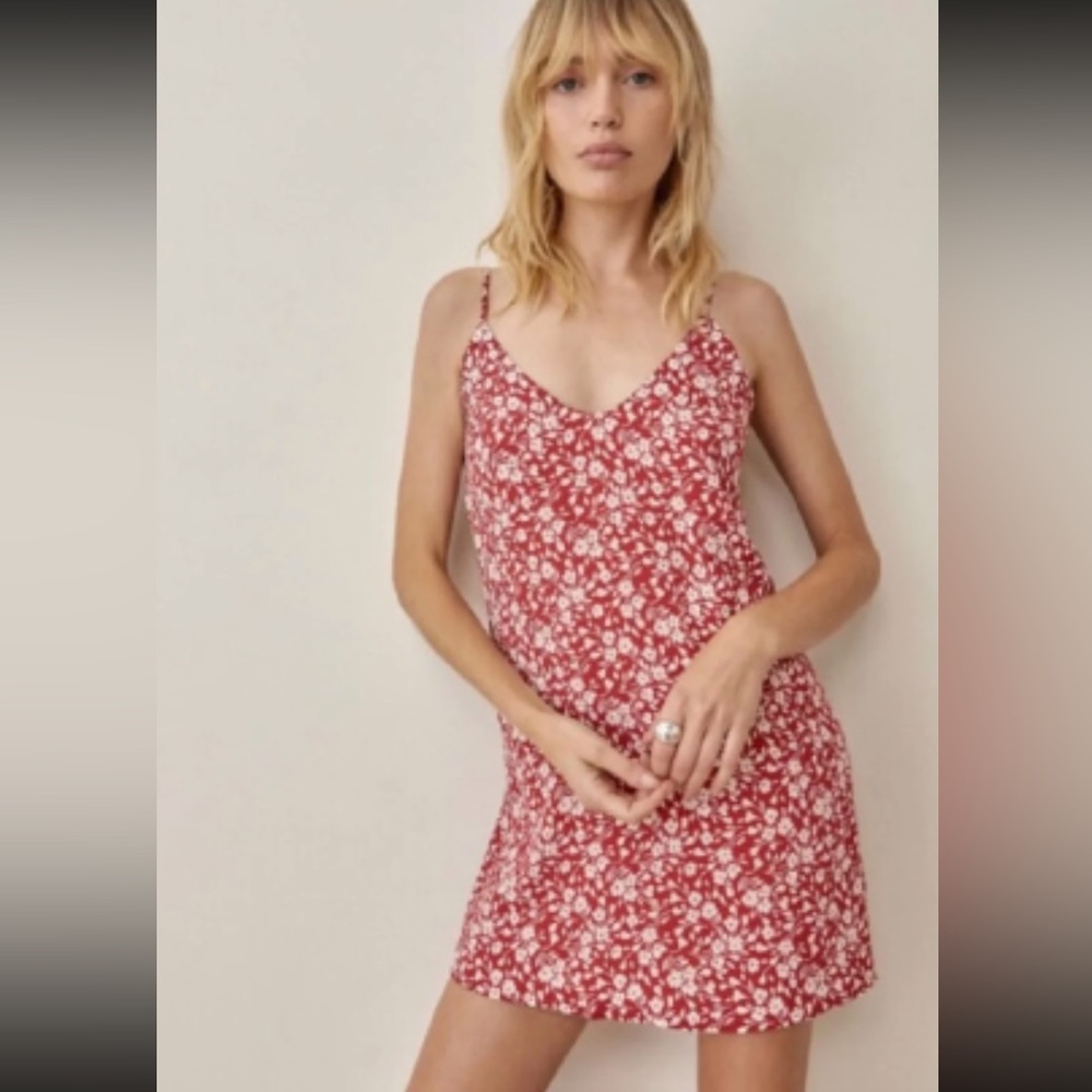 NWT Reformation Ventura Slip Dress - Flower Girl - M